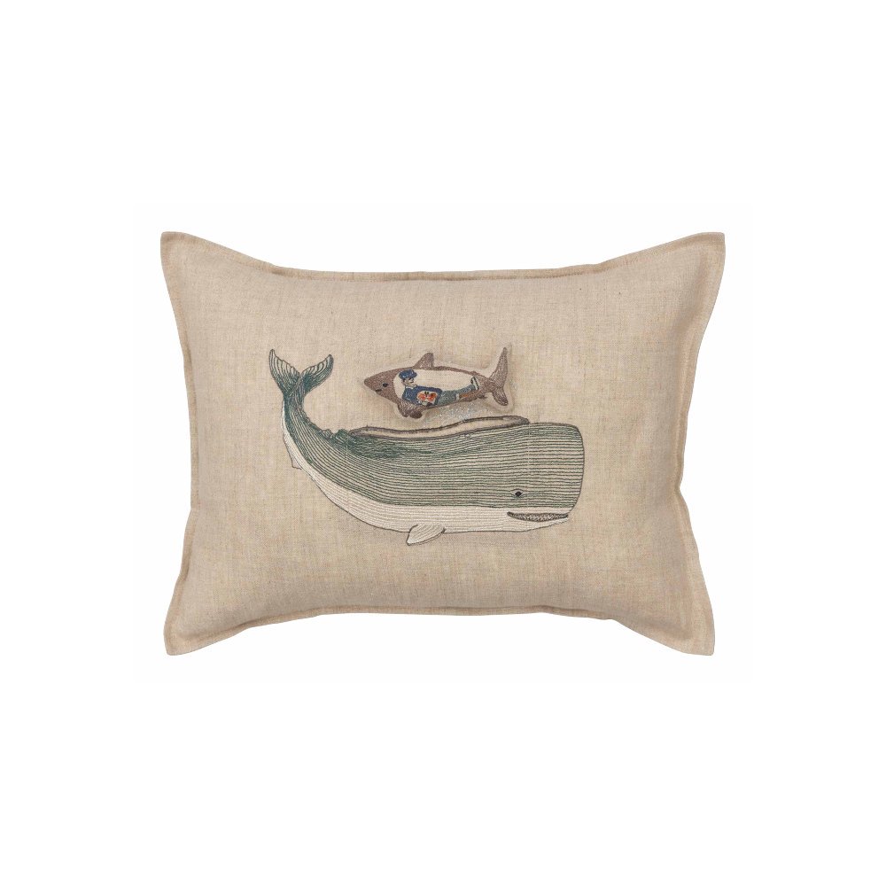 30cm x 40cm Very Hungry Whale Pocket Pillow å󥫥С img2