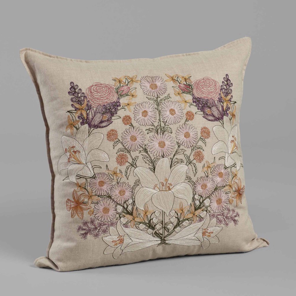 50cm x 50cm Lilies and Daisies Pillow å󥫥С img1