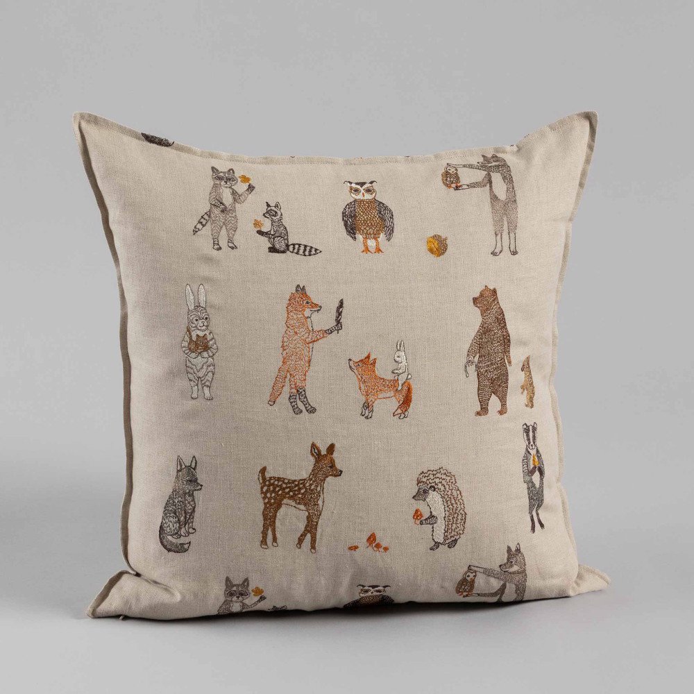 50cm x 50cm Woodland Friends Pillow å󥫥С img1