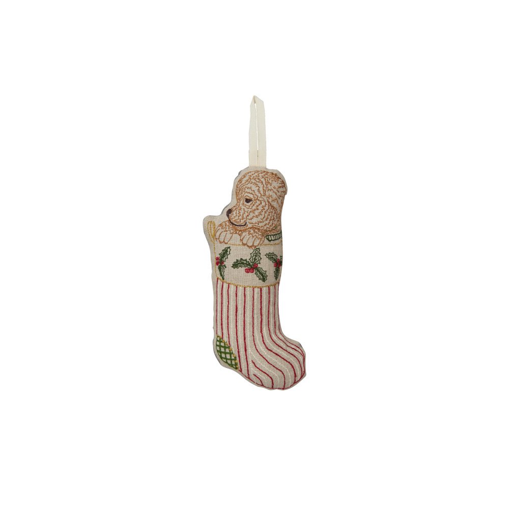 ꥹޥĥ꡼ʥ Puppy Stocking Ornament img