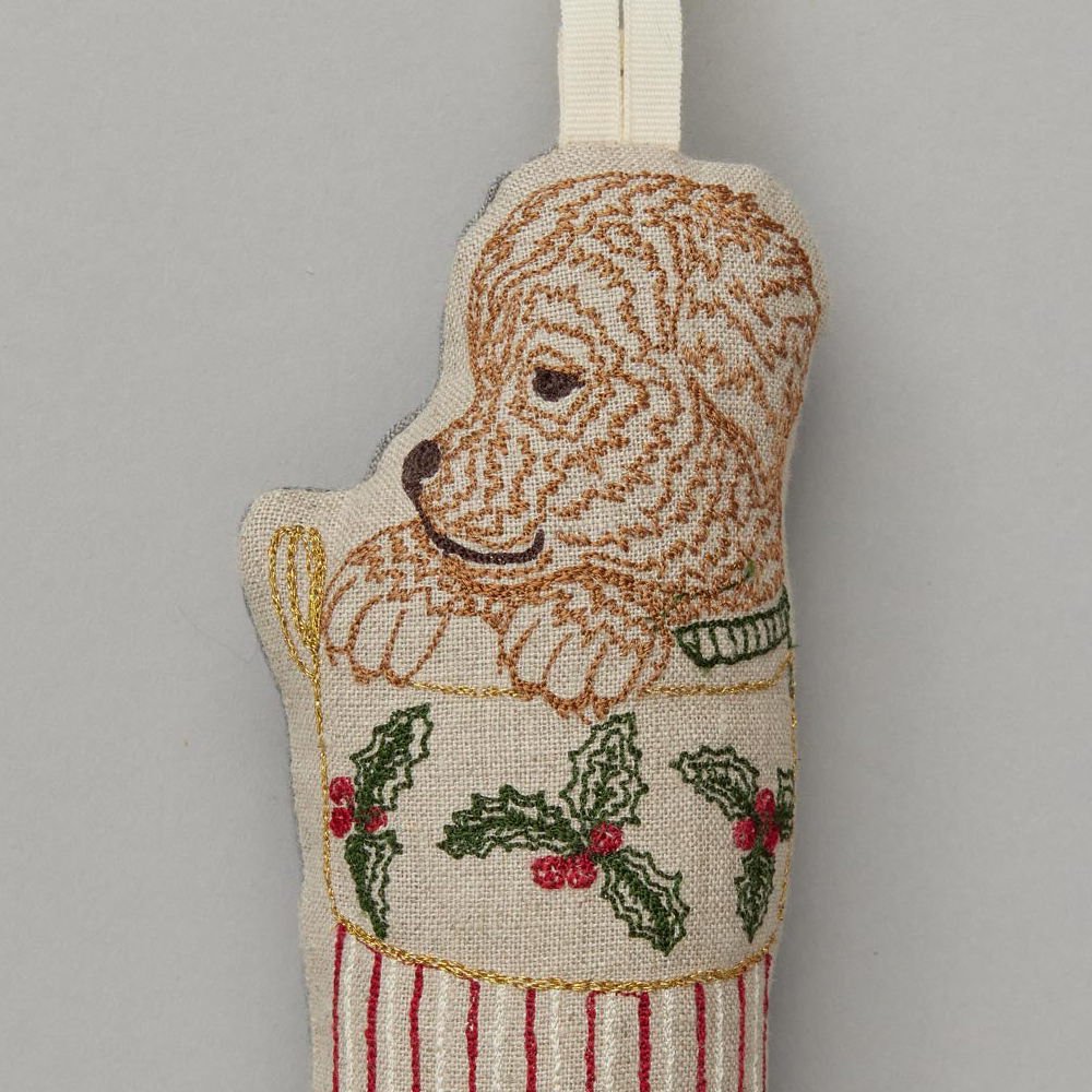 ꥹޥĥ꡼ʥ Puppy Stocking Ornament img2