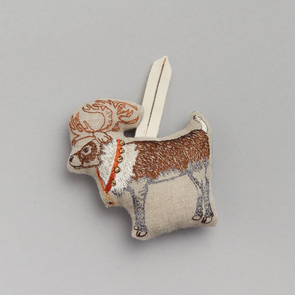 ꥹޥĥ꡼ʥ Reindeer with Bells Ornament img1