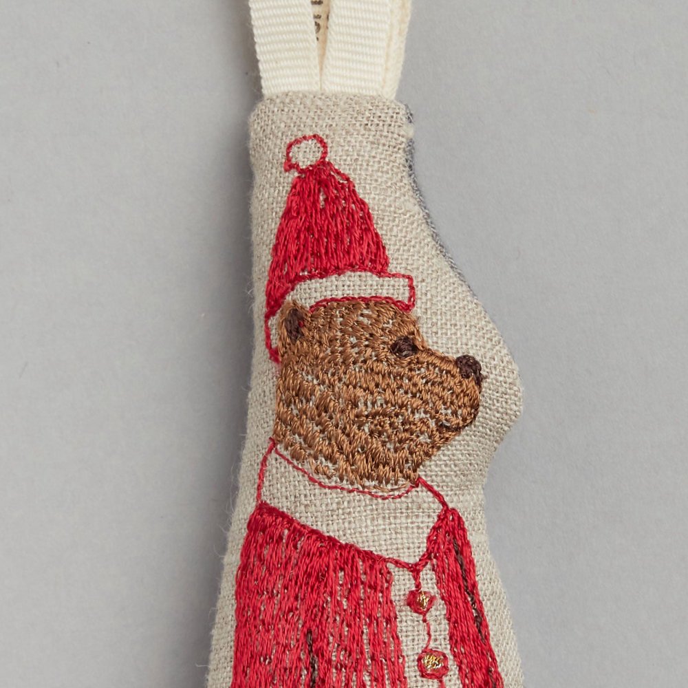 ꥹޥĥ꡼ʥ Santa Bear Ornament img3