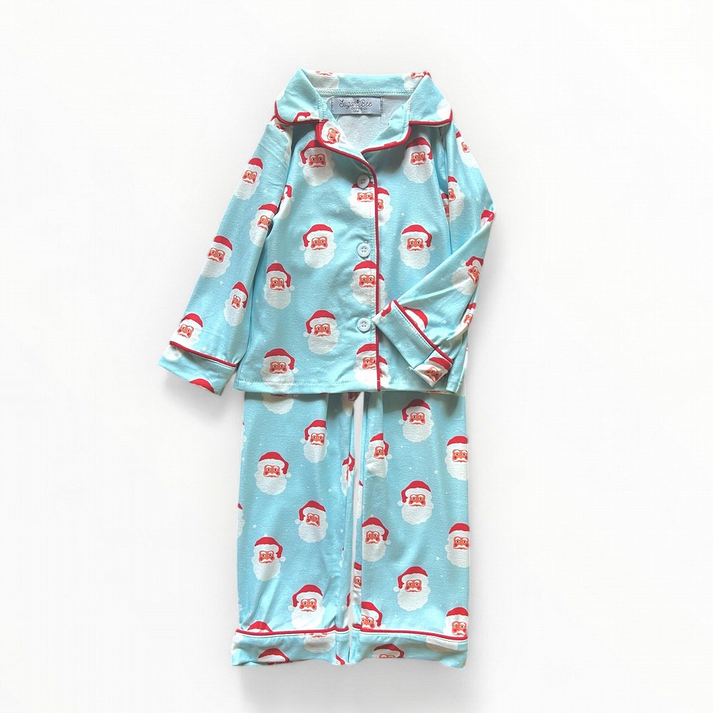 ꥹޥѥ Button Down Pajamas - Vintage Santa Holiday Lounge  img4