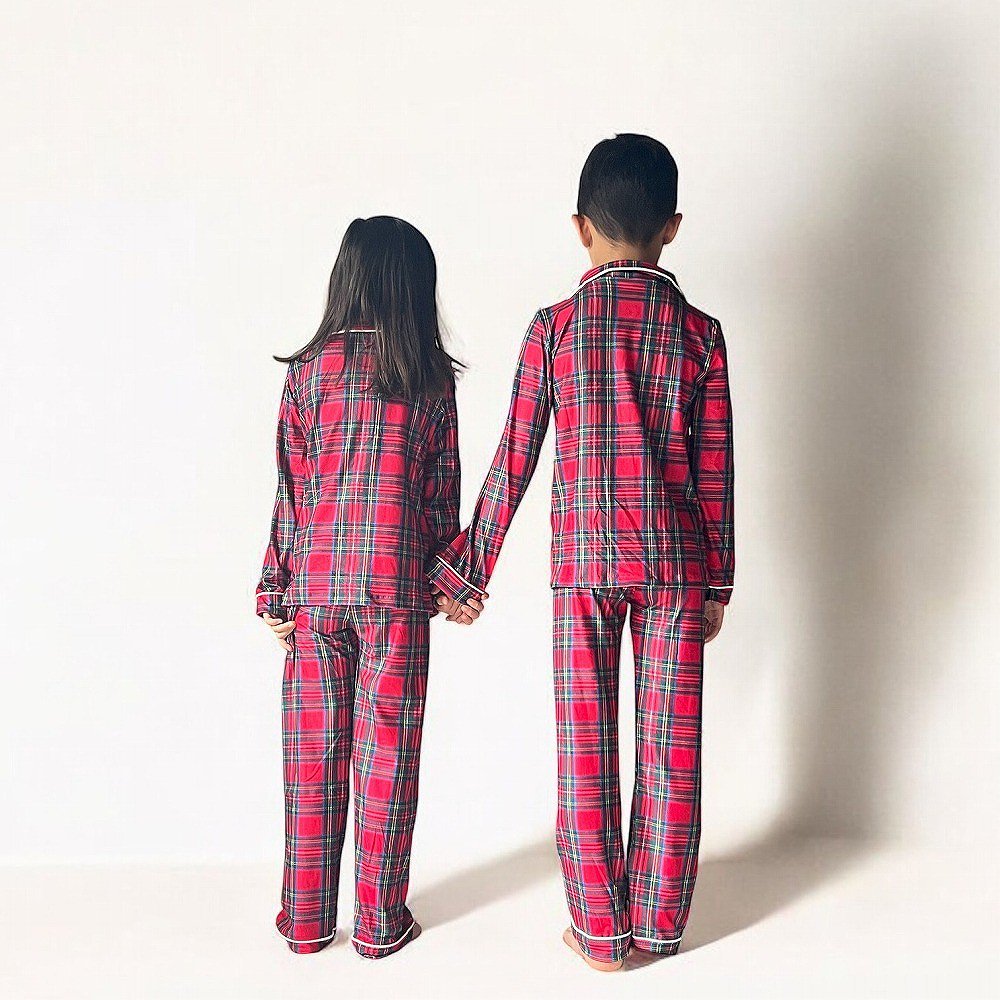 ꥹޥѥ Button Down Pajamas - Tartan Holiday Lounge img6