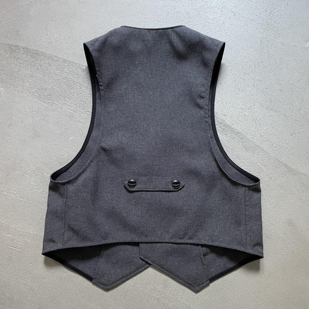 Ceremony Poplin Vest gray img1