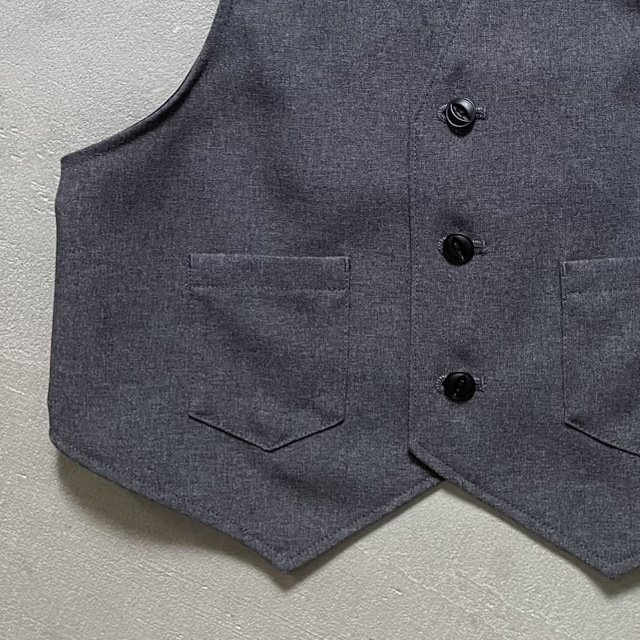 Ceremony Poplin Vest gray img3