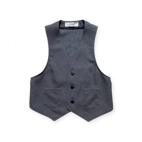 eLfinFolk å٥ / Ceremony Poplin Vest gray