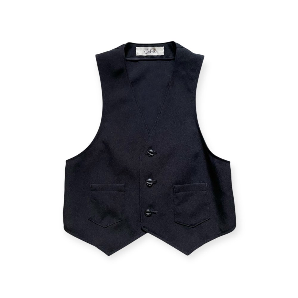 Ceremony Poplin Vest black img