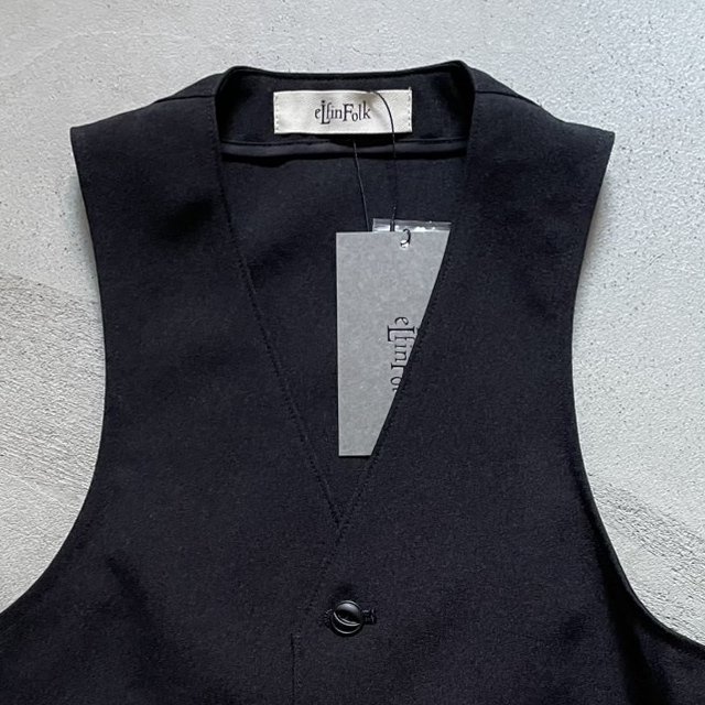 Ceremony Poplin Vest black img2