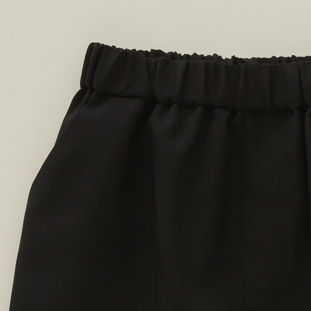 Ceremony Poplin Sarrouel Pants black img1