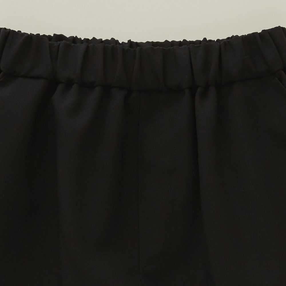 Ceremony Poplin Sarrouel Pants black img3