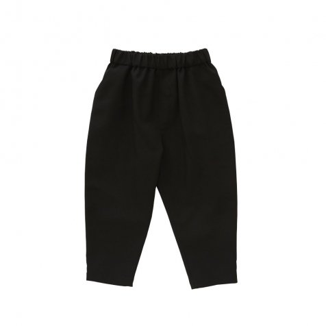 eLfinFolk åѥ / Ceremony Poplin Sarrouel Pants black