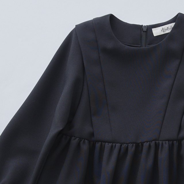 Ceremony Tropical Chambray Dress black img1