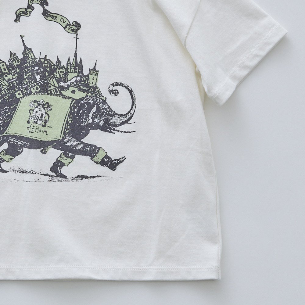 1/30䳫ϡeLfinFolk åT եۥ磻 / Elephant Town Tee off white img2