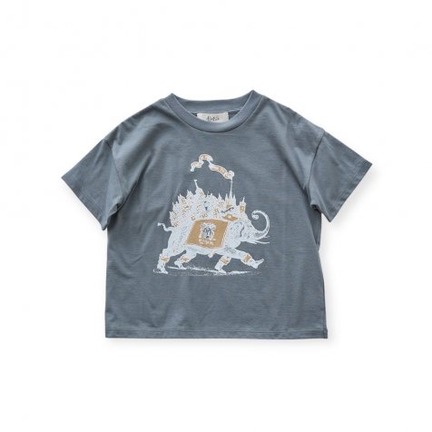 1/30䳫ϡeLfinFolk åT 졼 / Elephant Town Tee frost gray