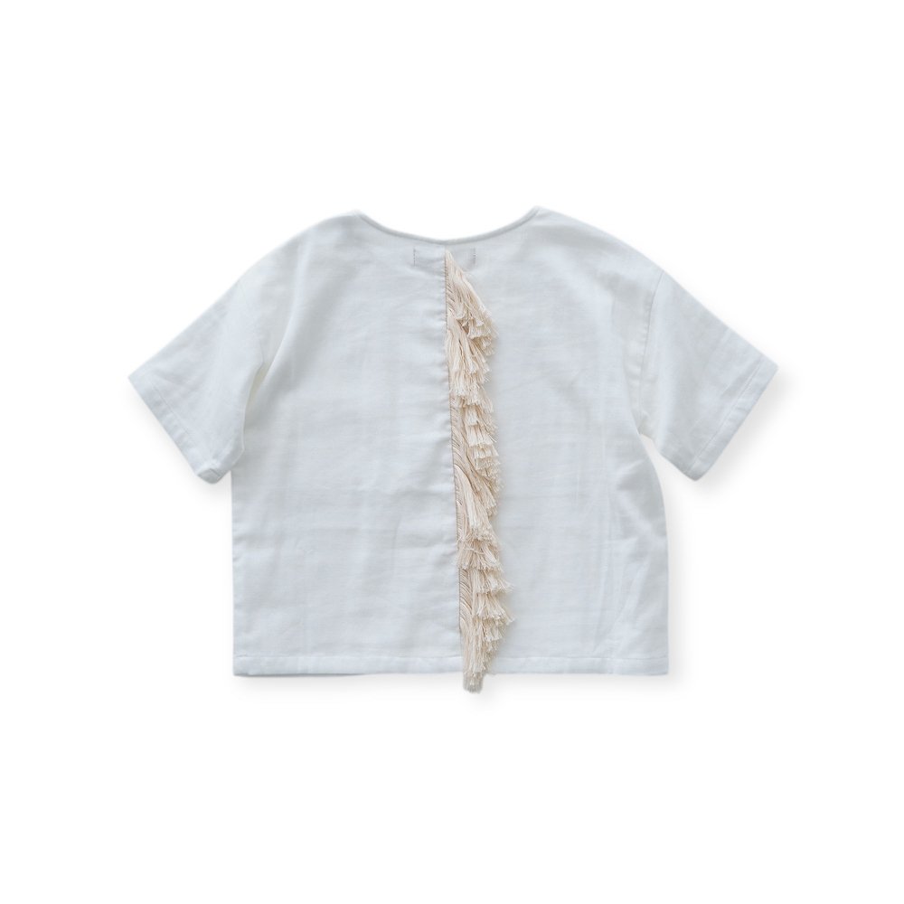 1/30䳫ϡeLfinFolk ƥT եۥ磻 / Double Gauze Tategami Tee off white img