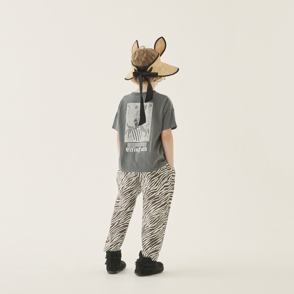 1/30䳫ϡ2-3١eLfinFolk ֥ѥ ֥å / Zebra Pants faded black img3