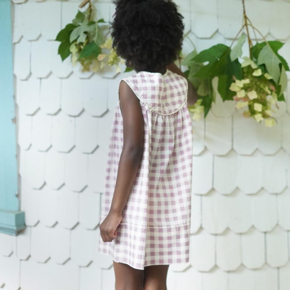 D3-4䳫ͽSoor Ploom åȥڡԡ / Delilah Dress - Gingham Print, Zinnia img4