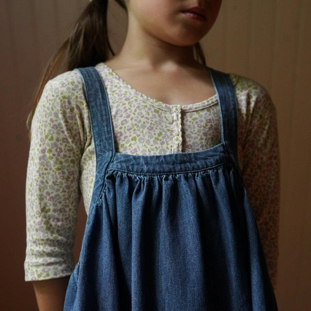 D3-4䳫ͽSoor Ploom åԥʥեɥ쥹 / Eloise Pinafore - Eco Wash img4