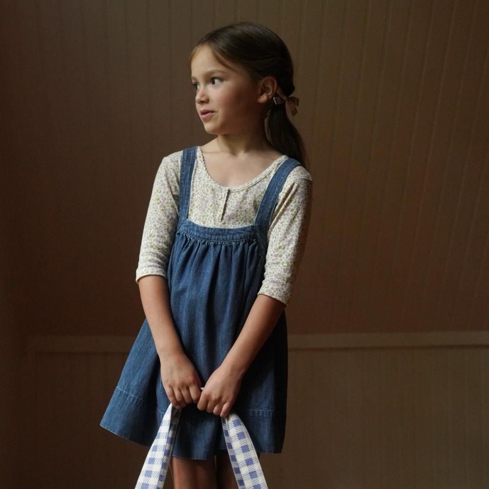 D3-4䳫ͽSoor Ploom åԥʥեɥ쥹 / Eloise Pinafore - Eco Wash img6