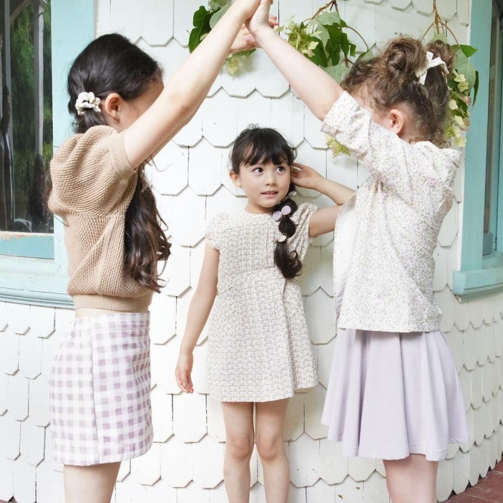 D3-4䳫ͽSoor Ploom å륹ԡ / Ismay Dress - Checker Rose Print, Zinnia img4