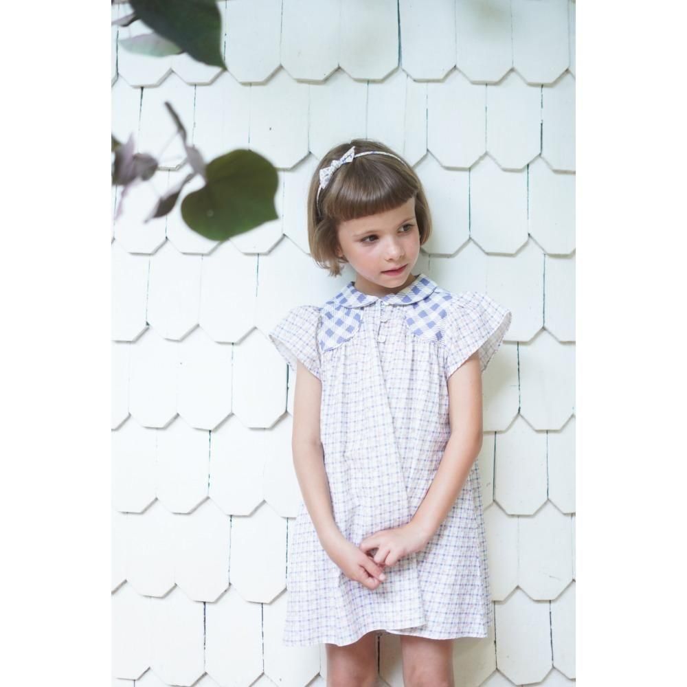 D3-4䳫ͽSoor Ploom åΥ른åԡ / Philomena Dress - Checker Rose Print, Blueberry img7