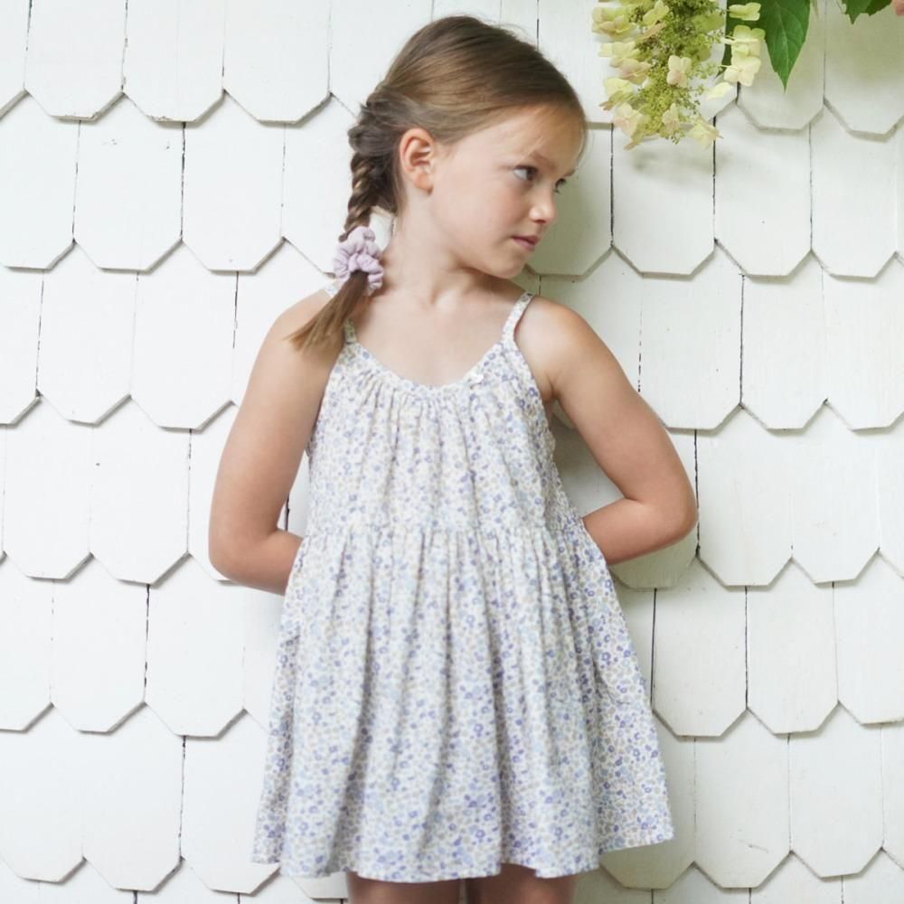 D3-4䳫ͽSoor Ploom åޡ˥å / Birdie Tunic - Menagerie Print, Blueberry img1