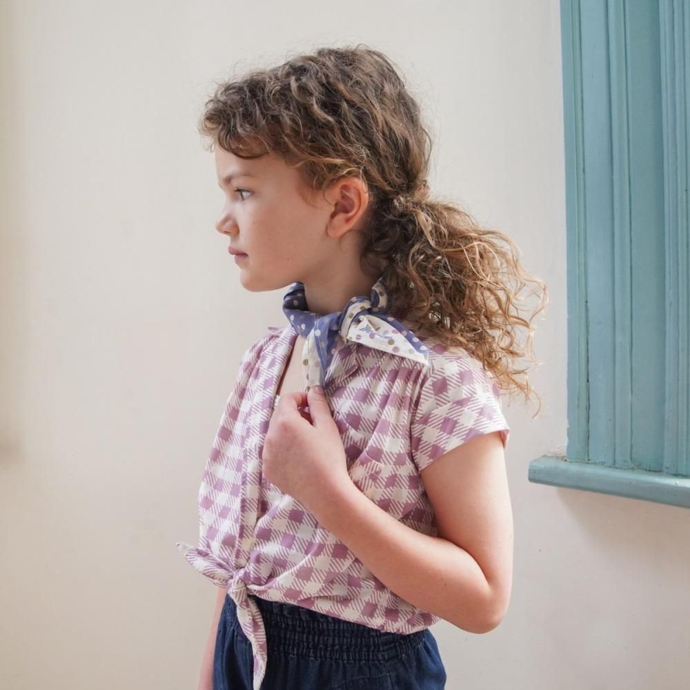 D3-4䳫ͽSoor Ploom ȥ֥饦 / Loli Blouse - Gingham Print, Zinnia img4