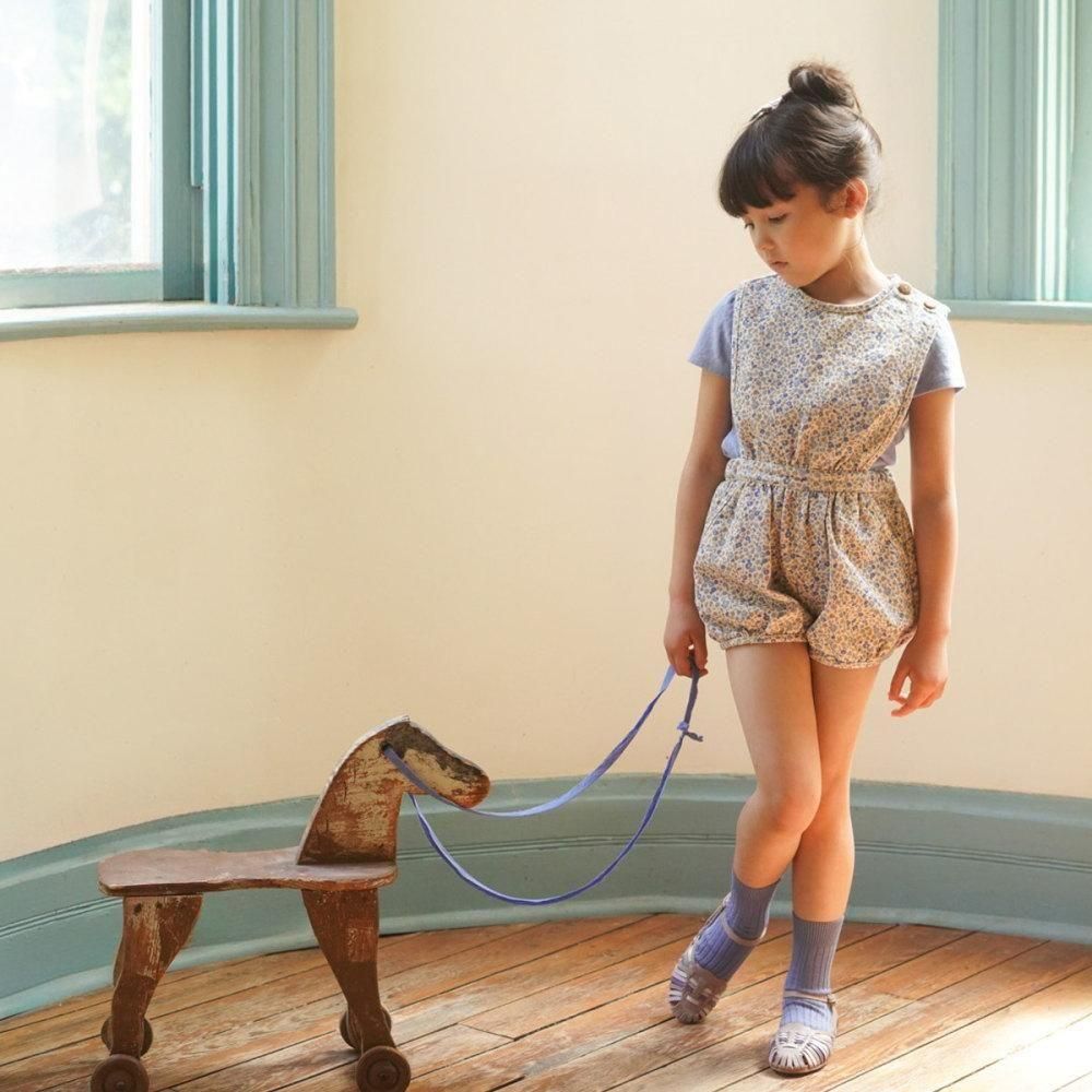 D3-4䳫ͽSoor Ploom ץ쥤 / Fernanda Playsuit - Menagerie Print, Blueberry img1