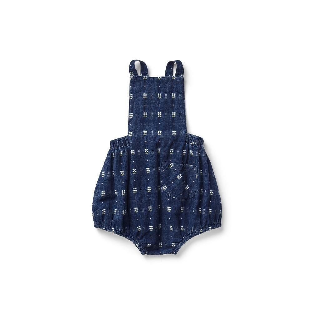 D3-4䳫ͽSoor Ploom ǥ˥ѡ / Oona Romper - Embroidered Denim img