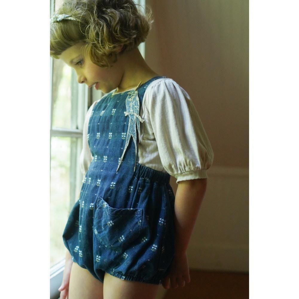 D3-4䳫ͽSoor Ploom ǥ˥ѡ / Oona Romper - Embroidered Denim img3