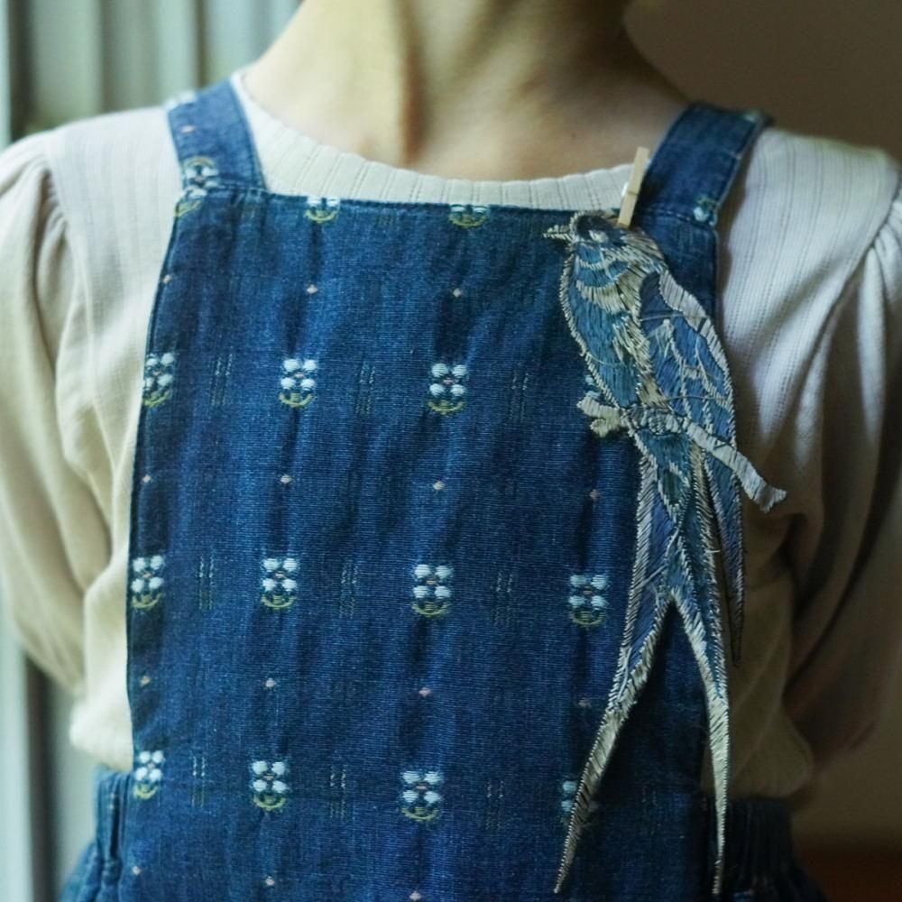 D3-4䳫ͽSoor Ploom ǥ˥ѡ / Oona Romper - Embroidered Denim img4