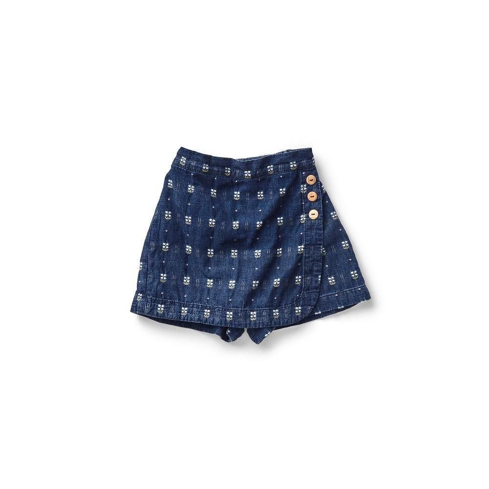 D3-4䳫ͽSoor Ploom å / Olive Skort - Embroidered Denim img