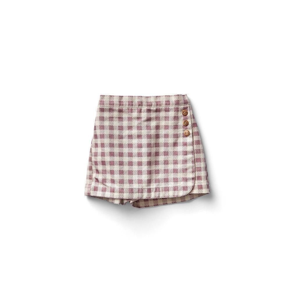 D3-4䳫ͽSoor Ploom å / Olive Skort - Gingham Print, Zinnia img