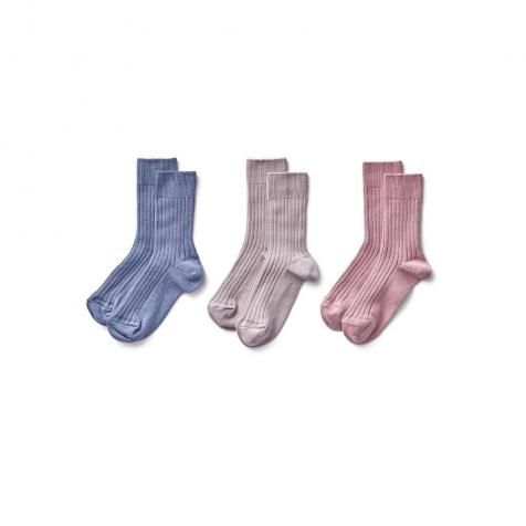 D3-4䳫ͽSoor Ploom åå3å / Plain Rib Sock Set - Seasonal Color Mix