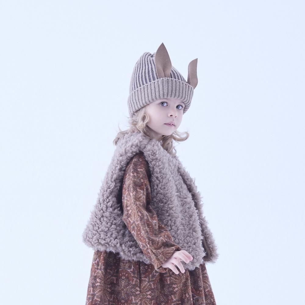 eLfinFolk ܥ٥ / Curly Boa Vest brown img5