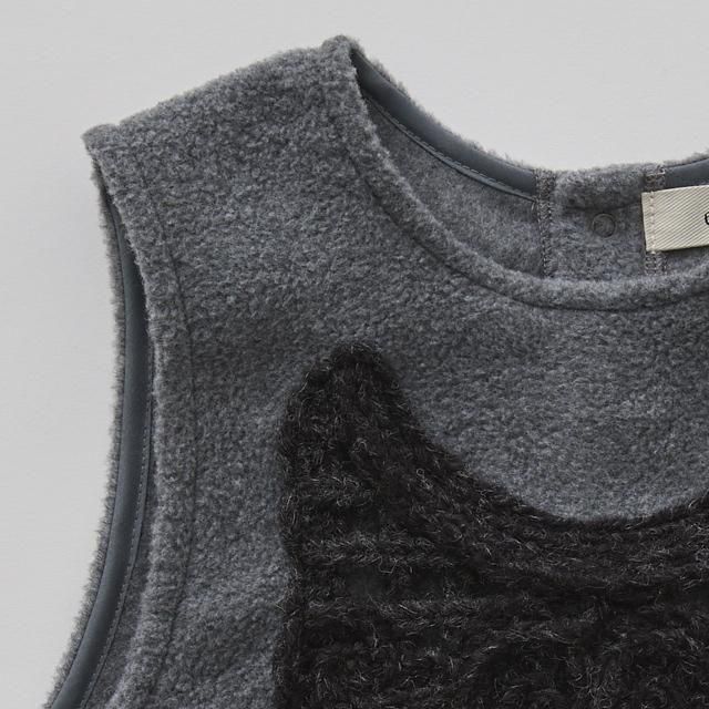 eLfinFolk ɽȥåץ / Cord Embroidery Sleeveless Tops gray img2