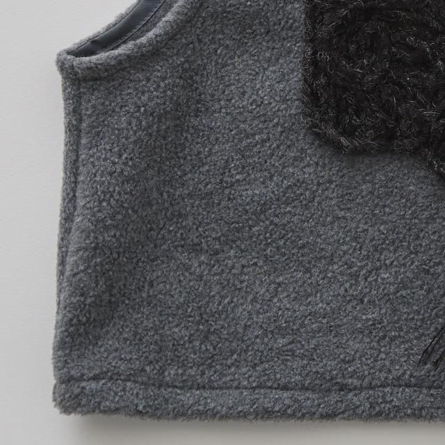 eLfinFolk ɽȥåץ / Cord Embroidery Sleeveless Tops gray img3