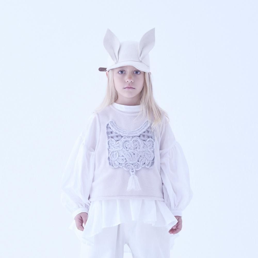 eLfinFolk ɽȥåץ / Cord Embroidery Sleeveless Tops ivory img