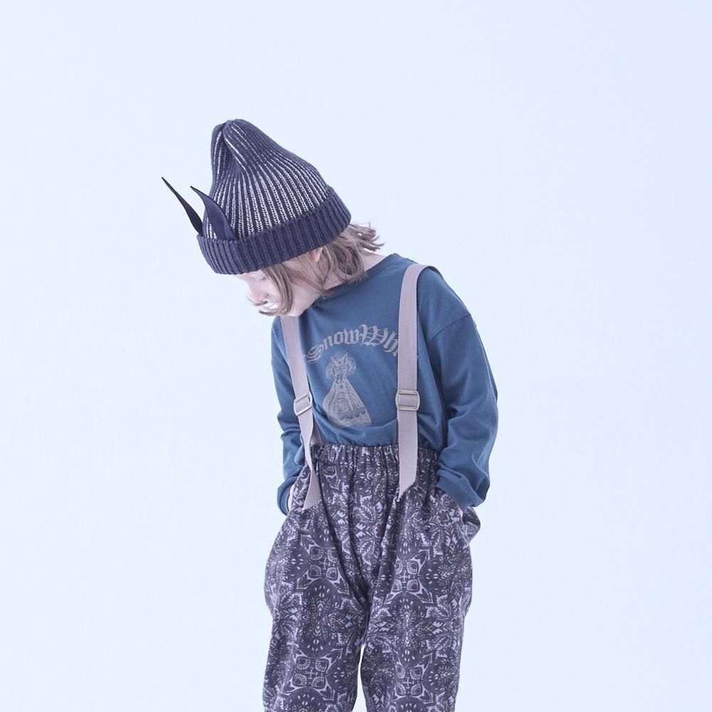 eLfinFolk 耳付きニット帽 / Beast beanieⅡ black by CA4LA