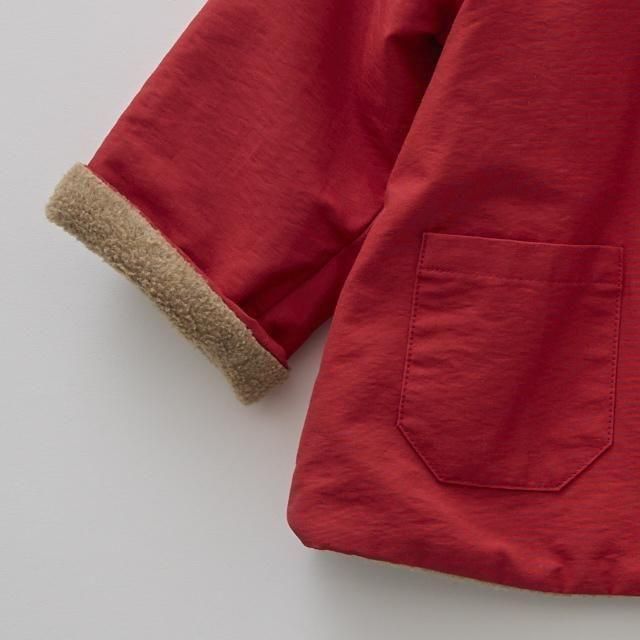 # elfinfolk 赤 フード付きダウンジャケット こびとジャンパー elfinfolk 赤 フード付きダウンジャケット こびとジャンパー