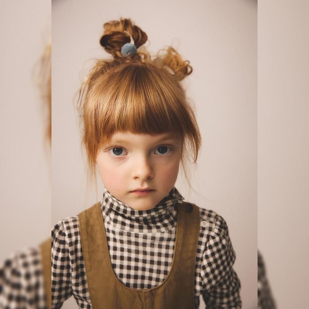 Soor Ploom キッズピナフォアドレス / Delia Pinafore - Brush