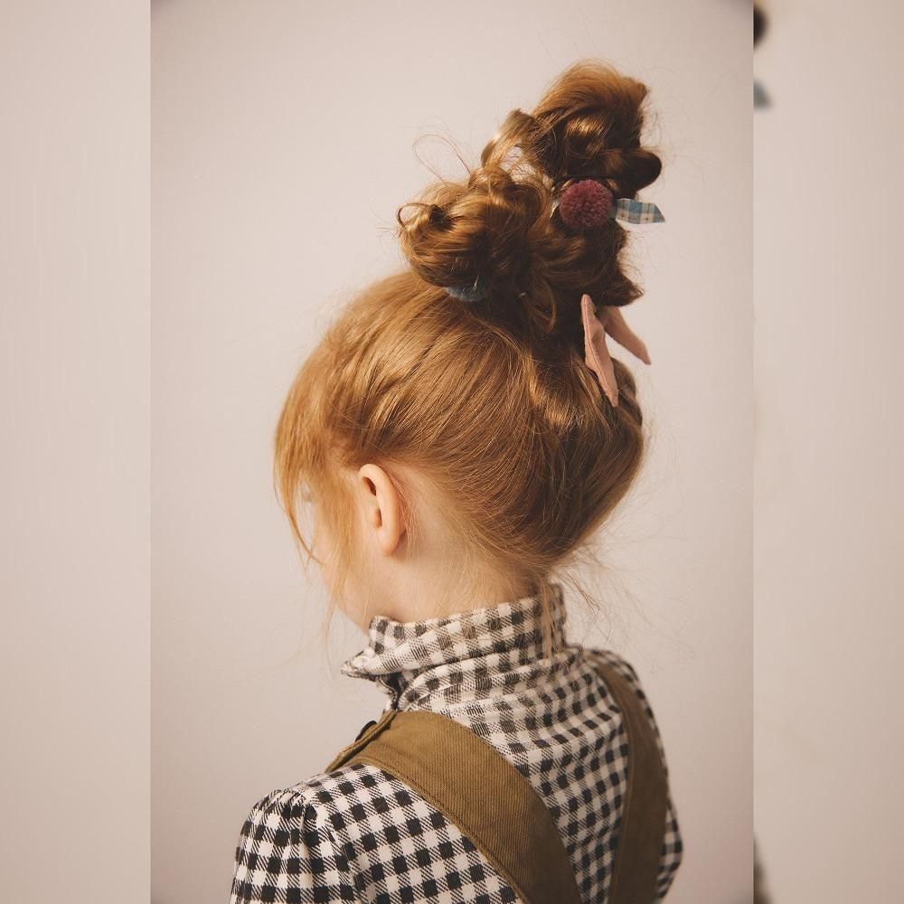 Soor Ploom キッズピナフォアドレス / Delia Pinafore - Brush