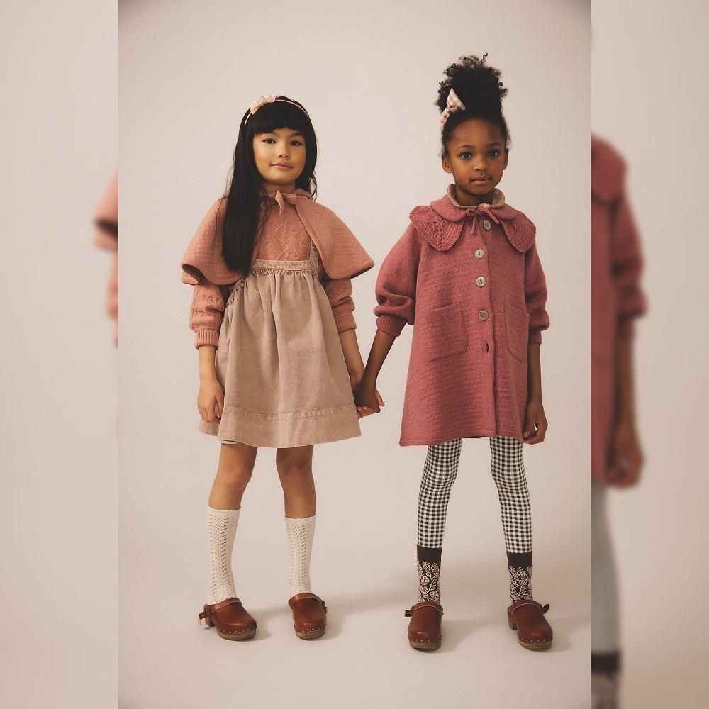 Soor Ploom キッズピナフォアドレス / Eloise Pinafore - Pedra