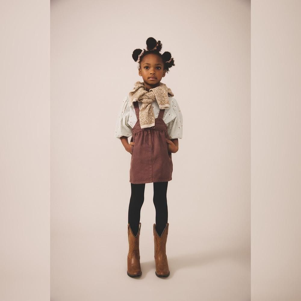 スカート soor ploom Minnie Pinafore 5y Soor Ploom キッズピナフォアドレス / Minnie Pinafore - Prune