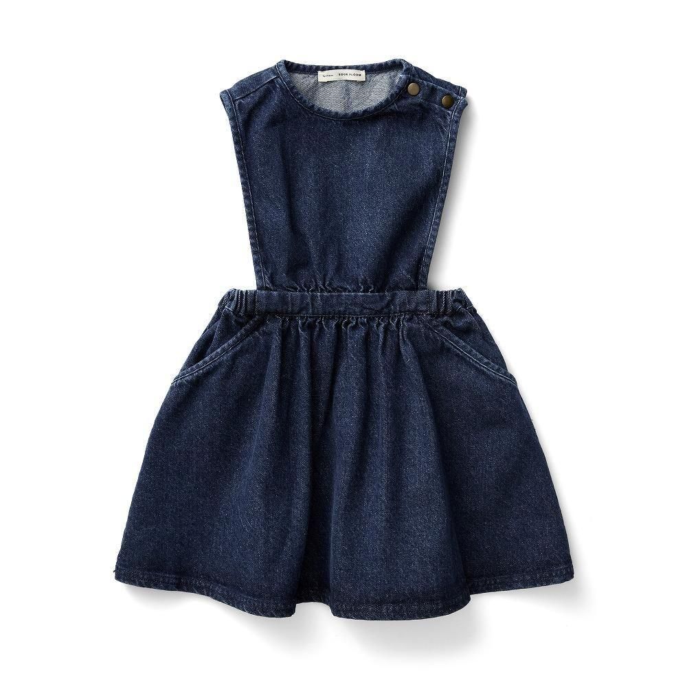 ワンピース soor ploom tippi pinfore 5y Soor Ploom キッズピナフォアドレス / Tippi Pinafore - Eco