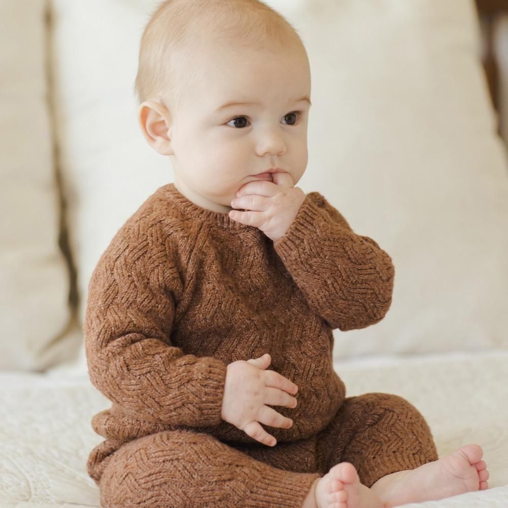 QUINCY MAE å˥åȥѥ / Knit Pant Heathered Cedar img4