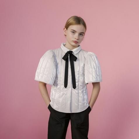 Soor Ploom キッズピナフォアドレス / Tippi Pinafore - Eco