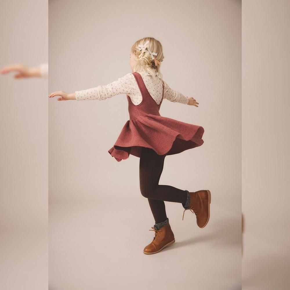 D2-92623䳫ϡSoor Ploom å˥åȥԥʥեɥ쥹 / Sage Pinafore - Cherry img1